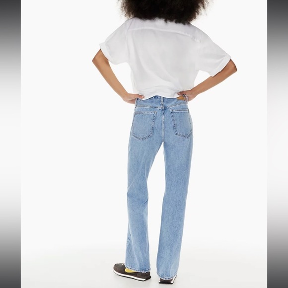 ❗️SOLD❗️Denim Forum The Marianne Mid Loose Flare 32L Size 24 - Picture 3 of 12